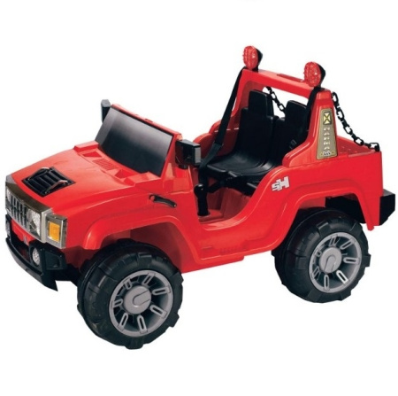 фото Детская машина двухместная Джип Hummer А 26-3 (красный) фото Детская машина двухместная Джип Hummer А 26-3 (красный)