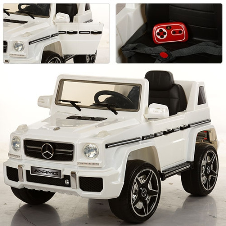 фото Детский джип Mercedes AMG JJ263EBR-1 с EVA колесами и пультом (белый) фото Детский джип Mercedes AMG JJ263EBR-1 с EVA колесами и пультом (белый)