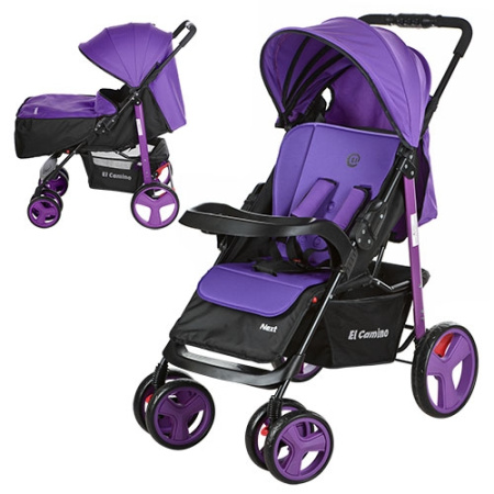 фото Коляска для детей M 3444-9 NEXT прогулочная книжка (фиолетовый)