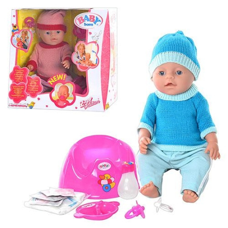 фото Пупс для девочки BabyBorn BB 8001 F интерактивный