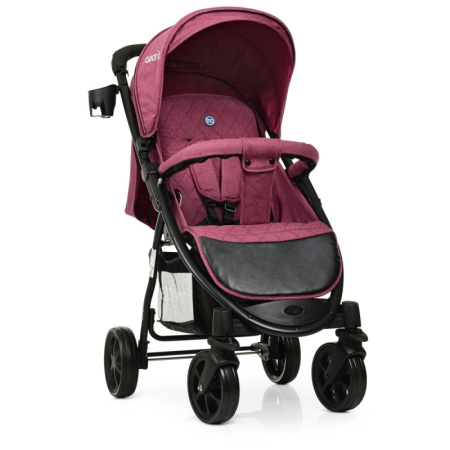 фото Детская коляска El Camino M 3409L FAVORIT Purple универсальная (пурпурная)