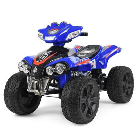 фото Детский квадроцикл Bambi ZP5128AE-4 два мотора колеса ЕВА (синий)