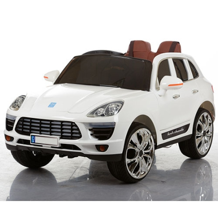 фото Детский джип Porsche Bambi M 3289 EBLR-1 с радиоуправлением и кожаным сиденьем (белый) фото Детский джип Porsche Bambi M 3289 EBLR-1 с радиоуправлением и кожаным сиденьем (белый)