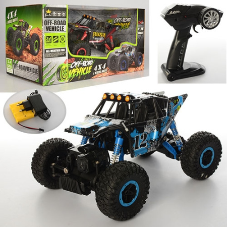 фото Джип на пульте 9816-B1 полный привод с резиновыми колесами (27 см)