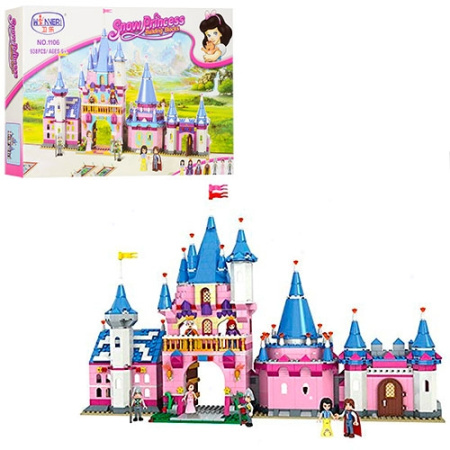 фото Конструктор для девочек 1106 замок принцессы (938 деталей)