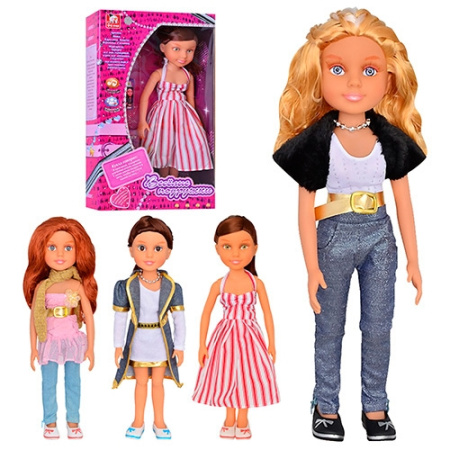 фото Говорящая кукла с аксессуарами S+S SR 0014-8 шарнирные ноги