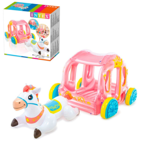 фото Надувной игровой центр Intex 56514 Карета принцессы с ремкомплектом