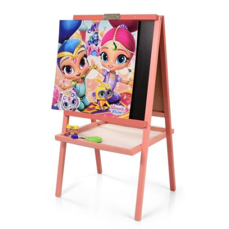 фото Мольберт для детей Shimmer Shine M 073 двухсторонний из ДСП
