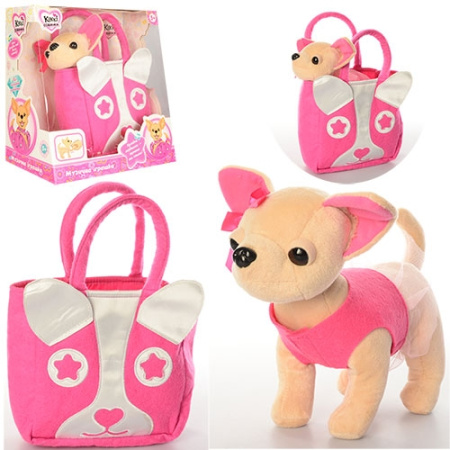 фото Собачка Кикки в сумке M 3641 UA (22см)