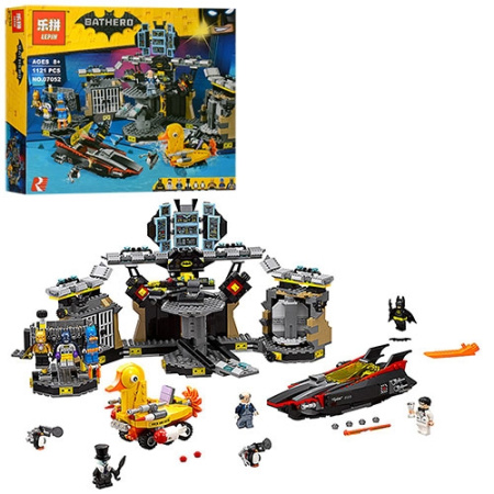 фото Конструктор для детей Бэтмен 07052 строение транспорт (1121 деталь)