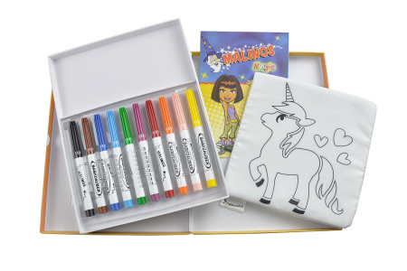 фото Фломастеры для малышей MALINOS Babyzauber 10 шт + моющаяся мягкая раскраска