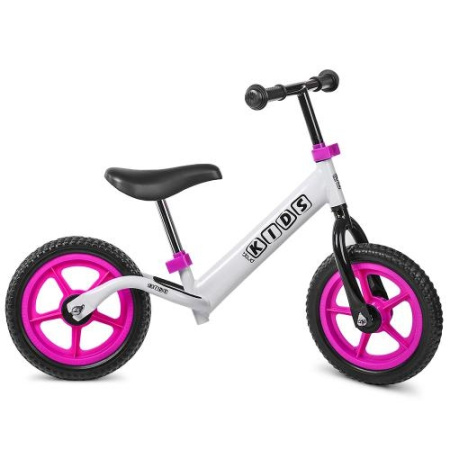 фото Беговел детский Profi kids M 3436-2 12” колеса (бело-розовый) фото Беговел детский Profi kids M 3436-2 12” колеса (бело-розовый)