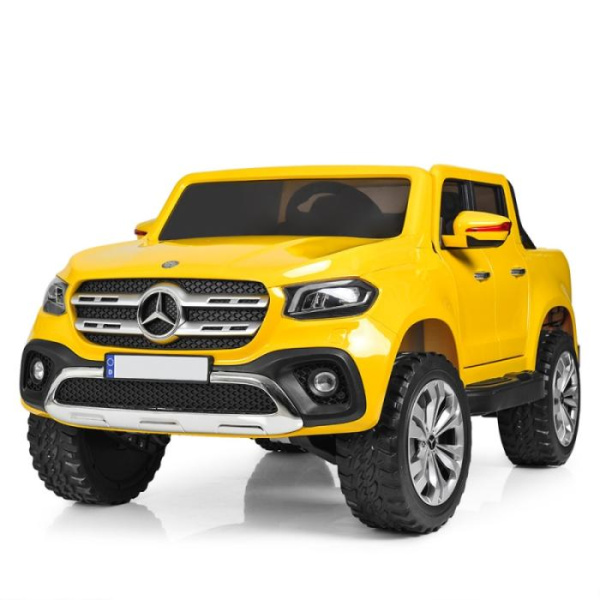 Джип для детей Mercedes M 3996EBLRS-6 полноприводный с автомобильной покраской (желтый)