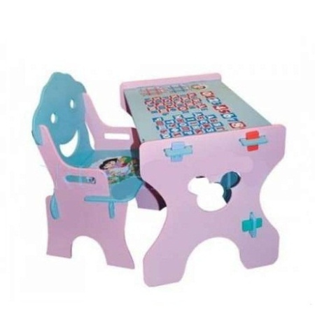 фото Детская парта Bambi W 015 со стульчиком для детей от 2-х лет