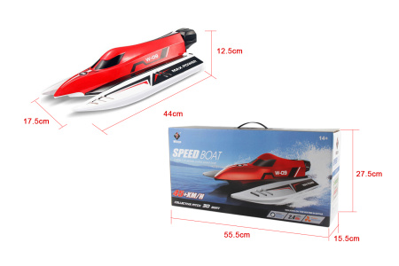 фото Катер на радиоуправлении WL Toys WL915 F1 High Speed Boat бесколлекторный (красный)
