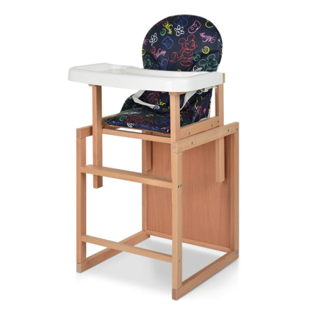 фото Детский деревянный стульчик Mickey Mouse RH-1 трансформер (синий)