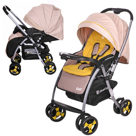 фото Коляска для детей GOLF M 3429-15 прогулочная книжка (бежевый)