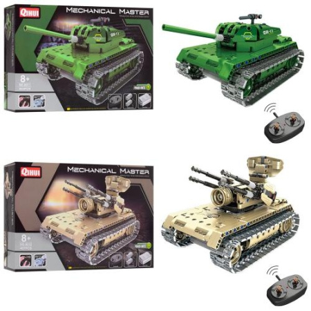 фото Военный конструктор на радиоуправлении 8011-8012 танк (от 453 деталей)