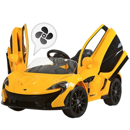 фото Спортивный электромобиль 672BR-6 с кондиционером, пульт управления (желтый)