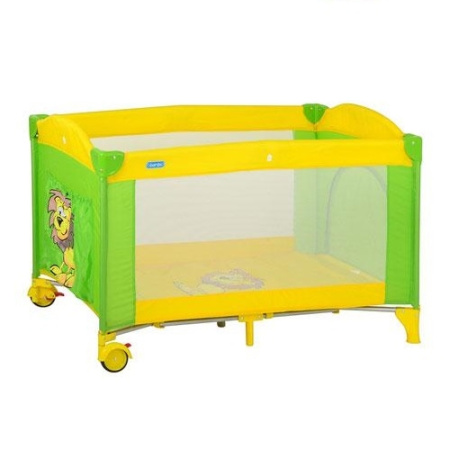 фото Манеж для детей M 2240 зелено-желтый