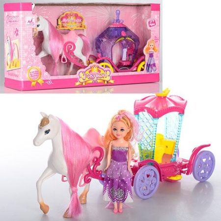 фото Карета с куклой 05013-05015 музыка свет