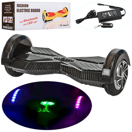 фото Смартвей JJ-13-2 с колесами 8 дюймов, свет (черный, карбон)