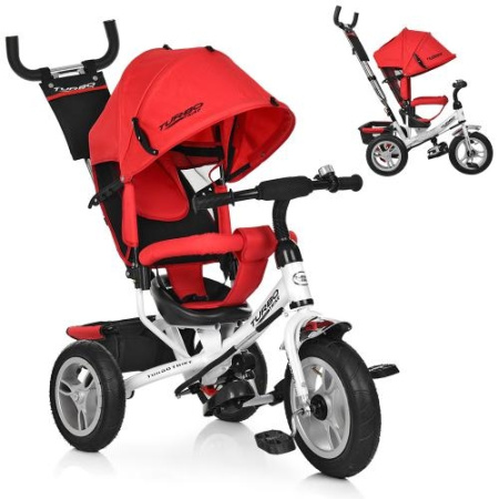 фото Трехколесный колясочный велосипед ITRIKE M 3113-3A (красный)