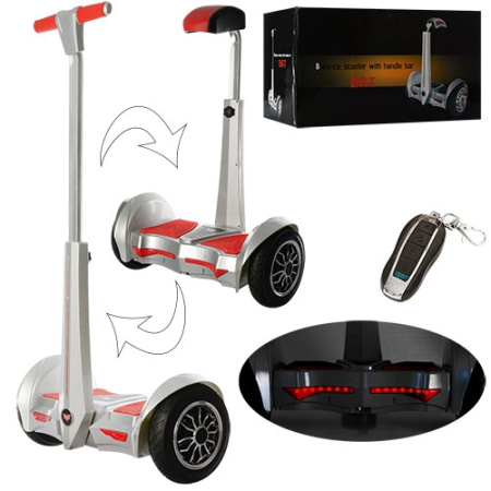 фото Гироскутер Сигвей AB-01-11 2в1 (серебристый)