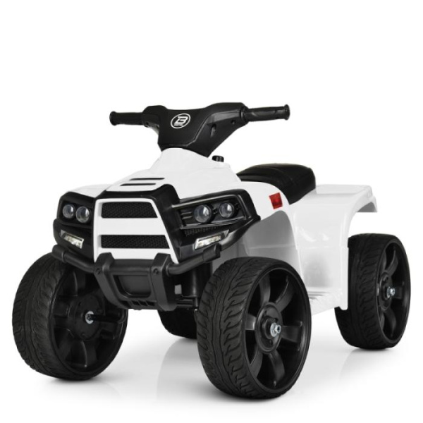 Детский квадроцикл Bambi M 3893EL-1 кожаное сиденье и колеса ЕВА (белый)
