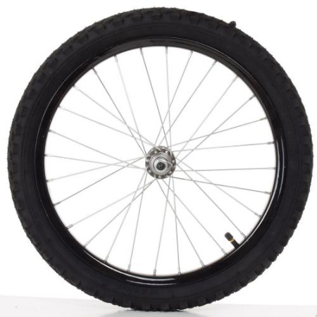 фото Колесо переднее для велосипеда 18 дюймов WHEEL FR-18 стальной обод