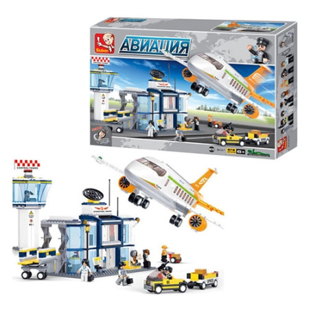 фото Детский конструктор SLUBAN M38-B0367 авиация самолет (678 деталей)