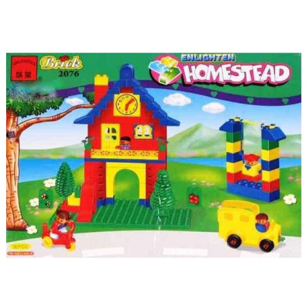фото Конструктор BRICK 2076 "Домик" 121 деталь
