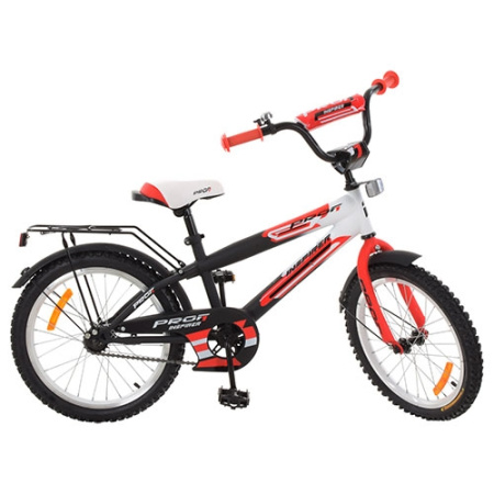 фото Двухколесный велосипед для детей 20 дюймов Profi G2055 Inspirer (черно-бело-красный-матовый)