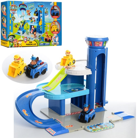 фото Детская парковка Щенячий Патруль XZ-884 трехэтажный гараж