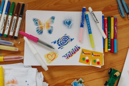 фото Волшебные фломастеры меняющие цвет MALINOS Malzauber 12 (10+2) шт