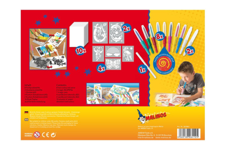 фото Фломастеры-аэрографы волшебные MALINOS BLOpens Magic 10 (8+2+1) шт