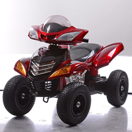 фото Детский квадроцикл HJ-5858ARS-3 надувные колеса крашеный (красный)