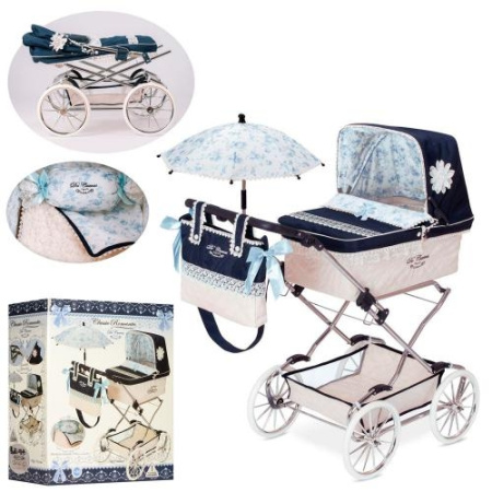 фото Коляска для куклы DeCuevas 82025 классика сумка зонтик корзинка
