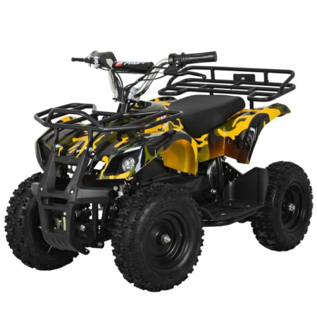 фото Квадроцикл для подростков Profi HB-EATV800N-13 V3 мотор 800W три аккумулятора (желтый камуфляж)