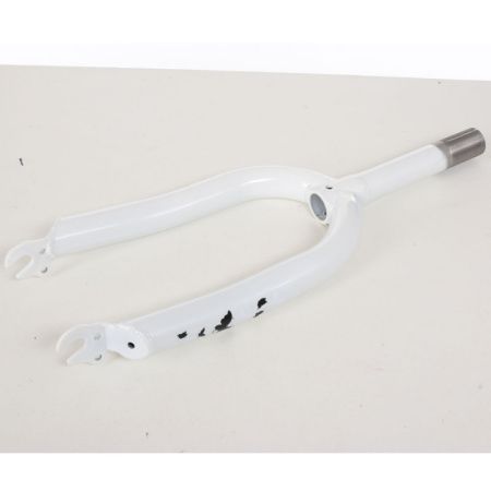 фото Вилка для детского велосипеда 18 дюймов FORK-18W сталь (белая)