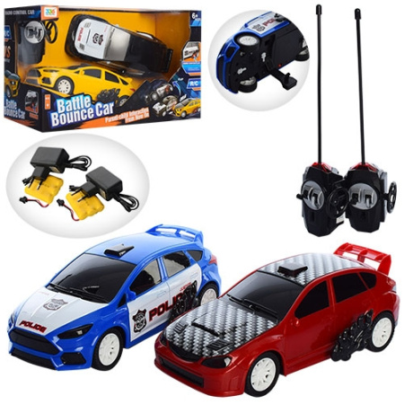 фото Набор машинок на радиоуправлении 336-54T-55T звук свет (24см)