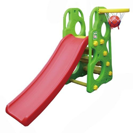 фото Детская горка CHD 100 с баскетбольным кольцом