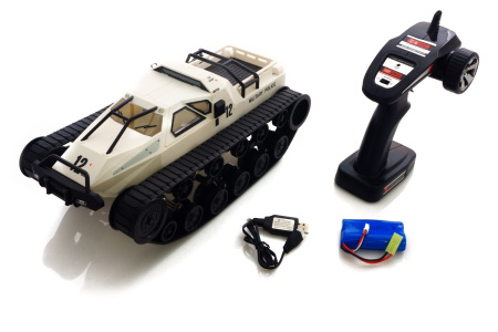 фото Танк вездеход на радиоуправлении 1:12 Military Police (белый)