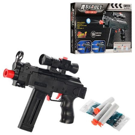 фото Детский автомат AK46-1 оружие с мягкими пулями