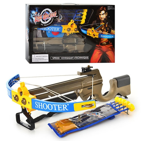 фото Детский арбалет 9823 A-1 стрелы на присосках