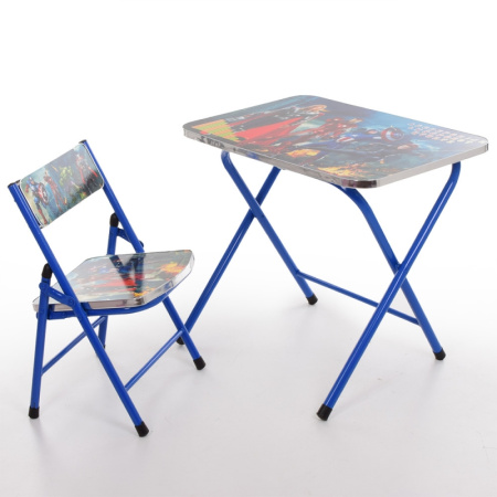 фото Детский складной столик Мстители A19-AVE со стульчиком
