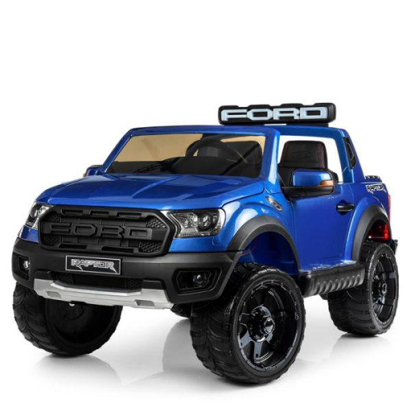 Детский электроджип Ford Raptor M 4174EBLRS-4 в автомобильной краске (синий)