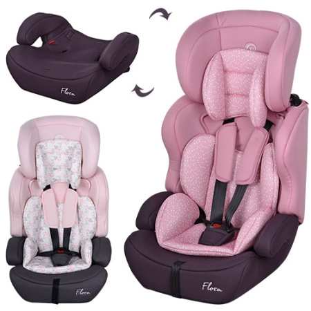фото Детское автокресло El Camino ME 1002-8 FLORA бустер 2в1