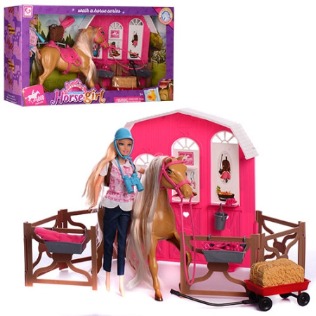 фото Игровой набор конюшня K899-53 с куклой и аксессуарами