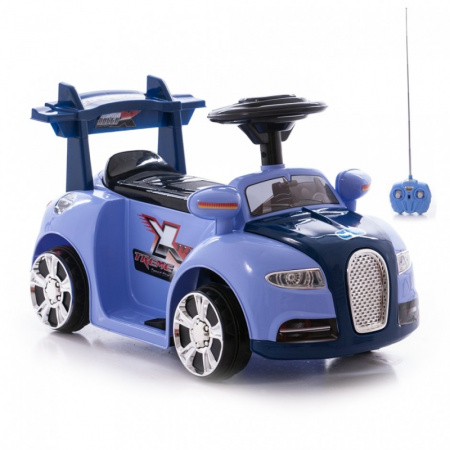 фото Детский электромобиль ZPV 001 R-11 Bugatti на радиоуправлении (серебристый)